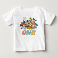 Personalized Mickey and Friends 1st Birthday