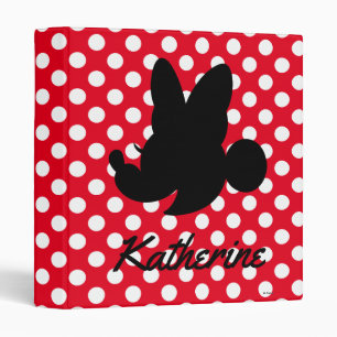 Personalized Mickey & Minnie Silhouette Binder