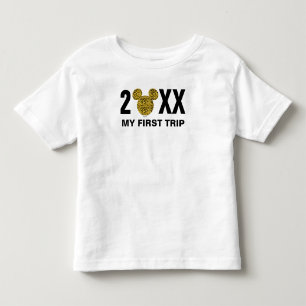 Personalized Mickey Mouse  Cheetah   My First Trip Toddler T-shirt