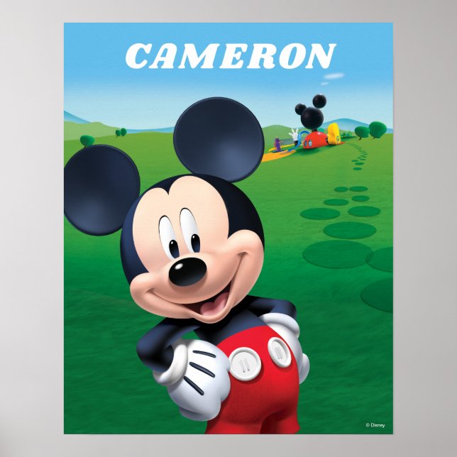Personalized Mickey Mouse Clubhouse Poster (Front)