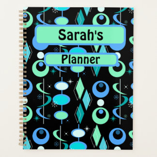 Personalized Mid Century Modern Pattern Planner