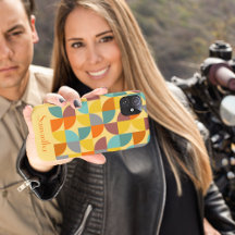 Personalized Mid-Century Modern Yellow Orange Gold