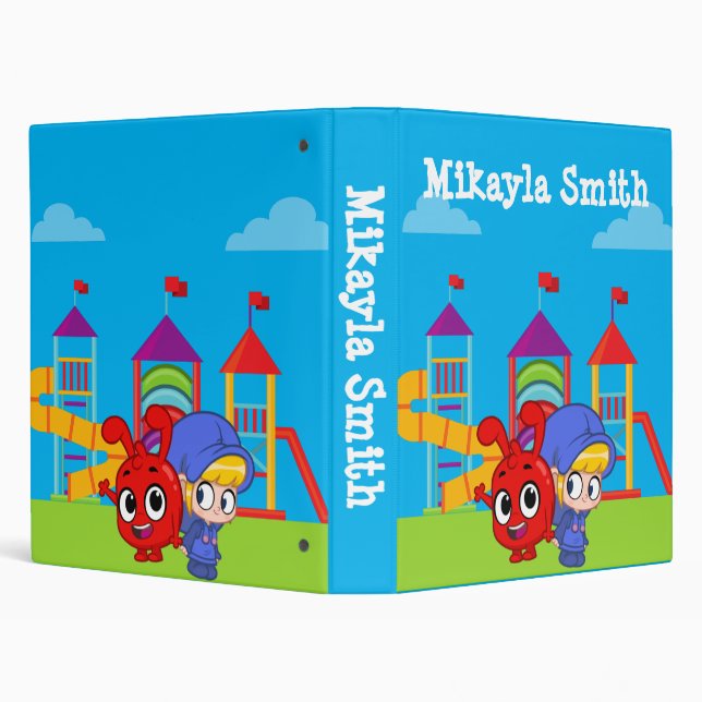 Personalized Mila Morphle playground Binder (Background)