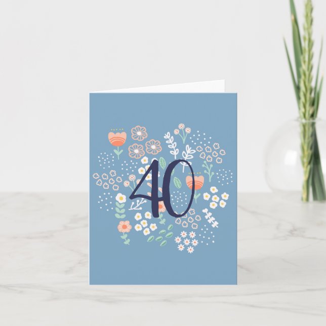 Personalized Milestone Birthday Greeting Card (Front)