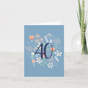 Personalized Milestone Birthday Greeting Card