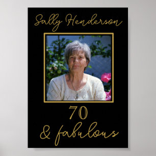 Personalized Milestone Milestone Birthday Sign, Poster