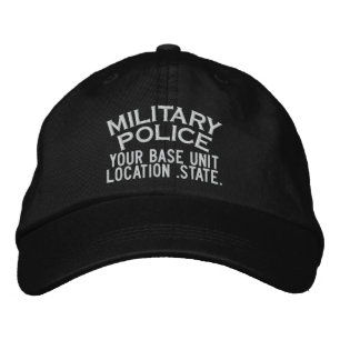 Personalized Military Police Hat