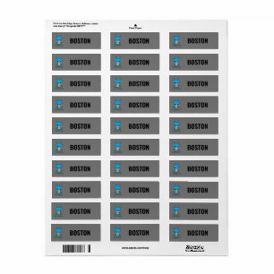 Personalized Mini Batman Kids' Labels