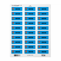 Personalized Mini Flash Kids' Labels