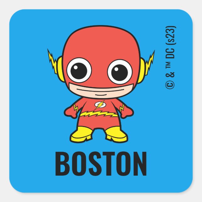 Personalized Mini Flash Kids' Labels (Front)