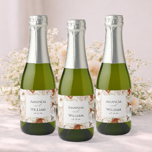 Personalized Mini Sparkling Wine Bottle Labels