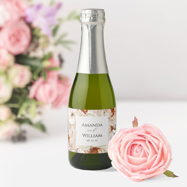 Personalized Mini Sparkling Wine Bottle Labels (Creator Uploaded)