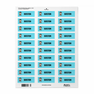 Personalized Mini Superman Kids' Labels