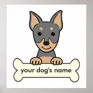 Personalized Miniature Pinscher Poster