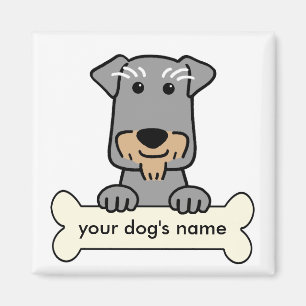 Personalized Miniature Schnauzer Magnet