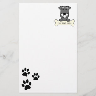 Personalized Miniature Schnauzer Stationery