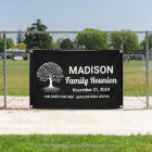 personalized minimal modern black family reunion