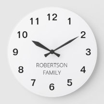Personalized Minimalist Acrylic Wall Clock