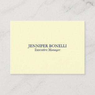 Personalized minimalist add your name cream colour enclosure card