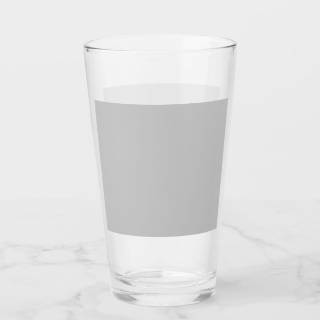 Personalized Minimalist Beer Pint Glass (Front)