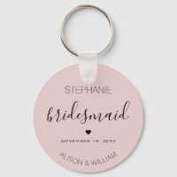Personalized Minimalist Bridesmaid Custom Gifts