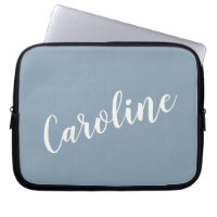 Personalized Minimalist Calligraphy Name in Blue