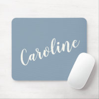 Personalized Minimalist Calligraphy Name in Blue