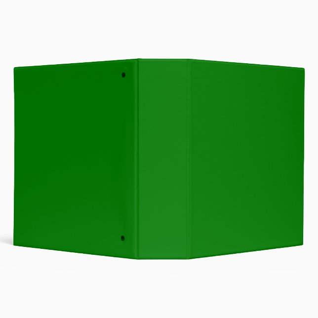 Personalized Minimalist Christma Green Office Docs Binder (Background)