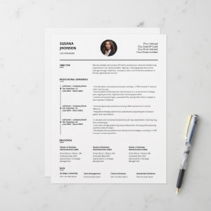 Personalized Minimalist Clean Resume Template