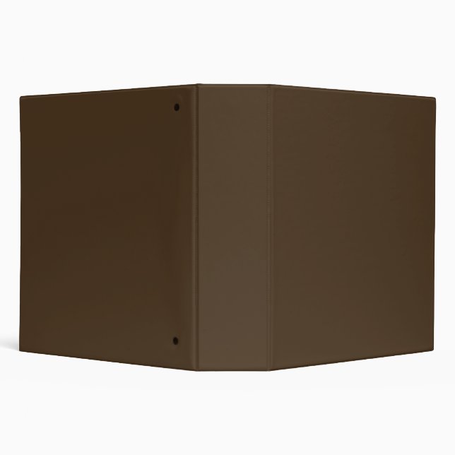 Personalized Minimalist Coffee Brown Office Docs Binder (Background)