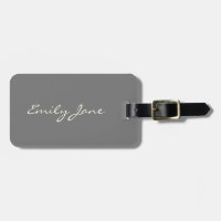 Personalized Minimalist Elegant Script Destination