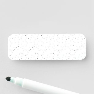 Personalized Minimalist Everyday Tote Bag Name Tag