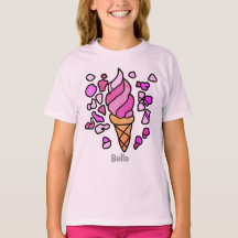 Personalized minimalist ice cream design 