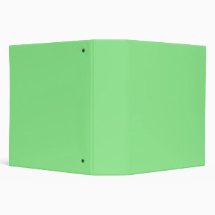 Personalized Minimalist Light Green Office Docs Binder
