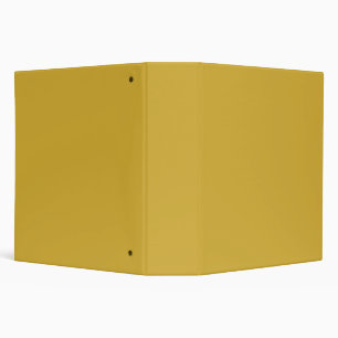 Personalized Minimalist Metallic Gold Office Docs Binder