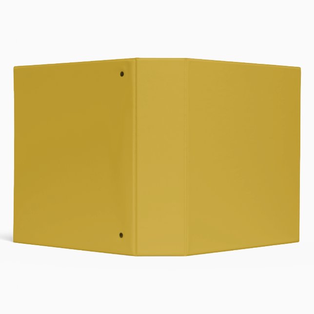 Personalized Minimalist Metallic Gold Office Docs Binder (Background)