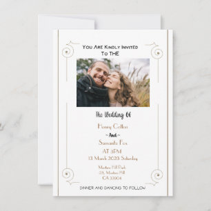 Personalized Minimalist Photo Invitation