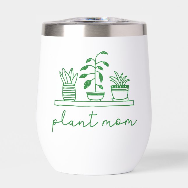 Personalized Minimalist Plant Mom Cute Plant Lover (Front)