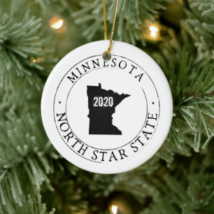 Personalized Minnesota Ornament