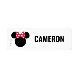 Personalized Minnie Mouse   Back to School Labels
