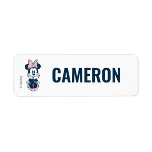 Personalized Minnie Mouse   Back to School Labels