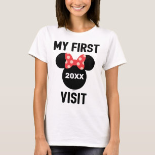Personalized Minnie Mouse My First Visit T-Shirt
