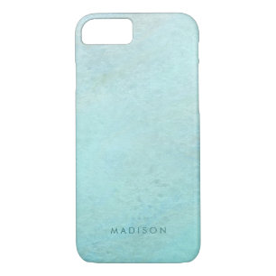Personalized Mint Green Ombre Watercolor Pattern Case-Mate iPhone Case