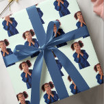 Personalized Mint Photo Collage Kids Birthday Wrapping Paper<br><div class="desc">Celebrate your child's special day with our Personalized Mint Photo Collage Kids Birthday Wrapping Paper! This charming design features a delightful mint background adorned with customizable photo frames, allowing you to add your favourite snapshots of your little one. Perfect for wrapping birthday presents with a personal touch, this wrapping paper...</div>