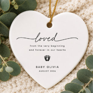 Personalized Miscarriage Memorial Ornament