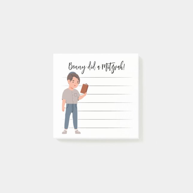 Personalized Mitzvah Notes (Front)