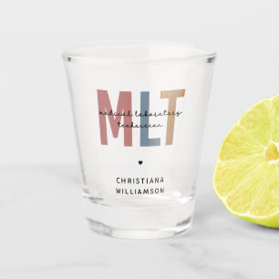 Personalized MLT Medical Laboratory Technician Shot Glass