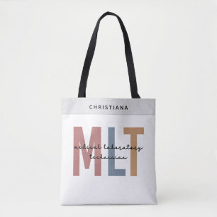 Personalized MLT Medical Laboratory Technician Tote Bag