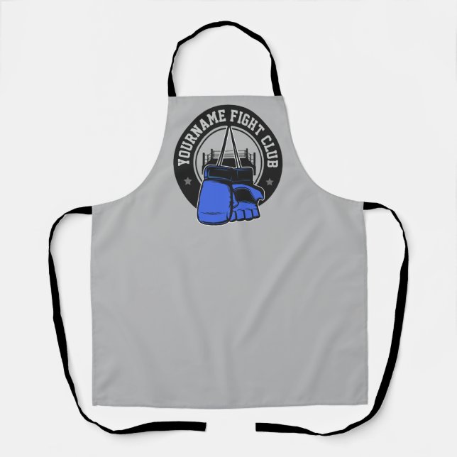 Personalized MMA Mixed Martial Arts Fight Club Apron (Front)