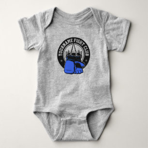 Personalized MMA Mixed Martial Arts Fight Club Baby Bodysuit